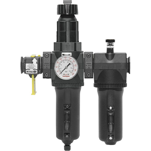 Automatic Drain Filter, Regulator & Lubricator with Metal Bowl & Gauge Modulair 400, 3/4" NPT EastCoast Offshore Supplies