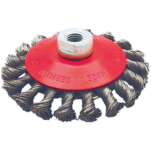BK4520T Knot Twisted Conical Wheel, 4-1/2" Dia., 0.02" Fill, 5/8"-11 Arbor EastCoast Offshore Supplies