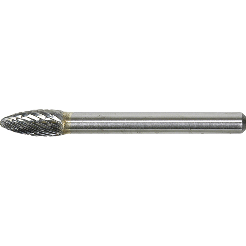Solid Carbide Burr, SH-1, 1/4" Dia., 1/4" Shank, 5/8" Depth of Cut EastCoast Offshore Supplies