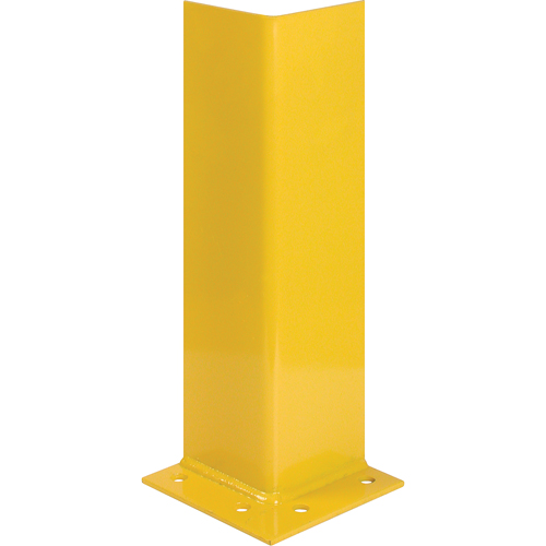 Protecteurs pour montants, Acier, 7" la x 7" p x 12" h, Jaune s&eacute;curit&eacute; OSHA EastCoast Offshore Supplies