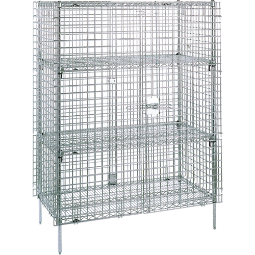 Security Carts, 4 Tiers, 38-1/2" W x 66-13/16" H x 21-1/2" D EastCoast Offshore Supplies