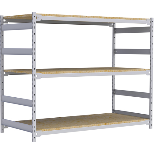 &eacute;tag&egrave;re-classeur de grande largeur, Acier, 3 Tablettes, 72" la x 32" p x 60" h EastCoast Offshore Supplies