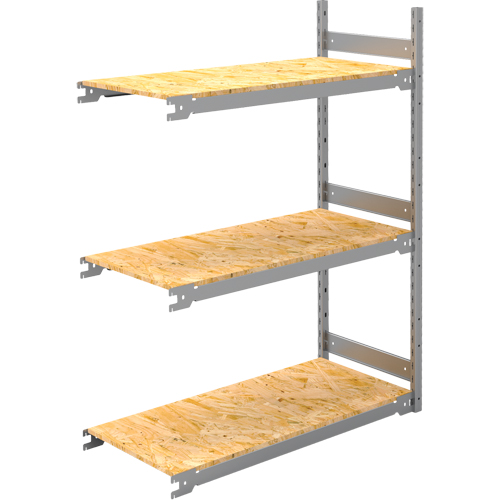 Wide Span Record Storage Shelving, Steel, 3 Shelves, 42" W x 18" D x 60" H, Add-On Kit EastCoast Offshore Supplies