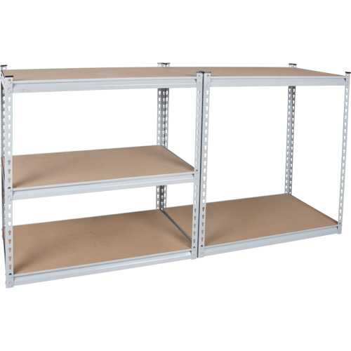 Heavy-Duty Shelving, Steel, Boltless, 1200 lbs. Capacity, 36" W x 72" H x 18" D EastCoast Offshore Supplies