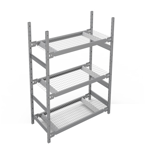 &eacute;tag&egrave;re de grande largeur, Acier, Sans boulons, Capacit&eacute; 1340 lb, 42" la x 60" h x 18" p EastCoast Offshore Supplies