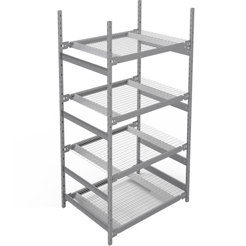 &eacute;tag&egrave;re de grande largeur, Sans boulons, Capacit&eacute; 1340 lb, 42" la x 84" h x 32" p EastCoast Offshore Supplies