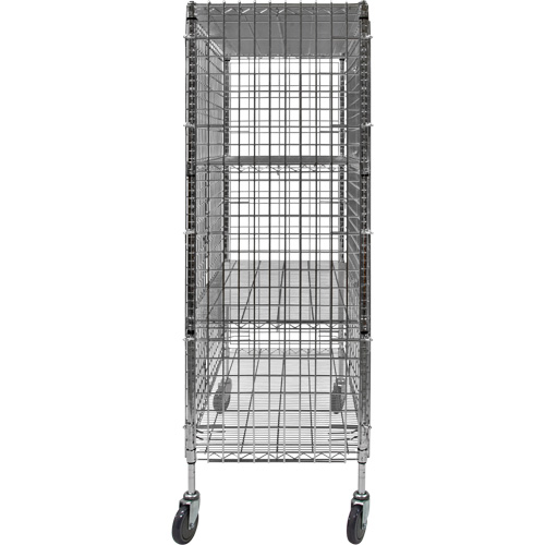 Security Cart, Chrome Plated, 48" x 69" x 24", 500 lbs. Capacity EastCoast Offshore Supplies