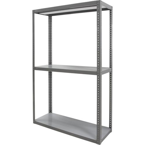 Heavy-Duty Shelving, Steel, Bolted, 3000 lbs. Capacity, 36" W x 72" H x 24" D EastCoast Offshore Supplies