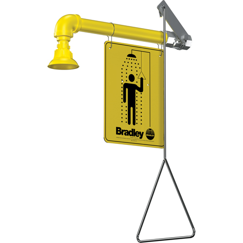 Horizontal Supply Emergency Shower Stations, Wall-Mount EastCoast Offshore Supplies