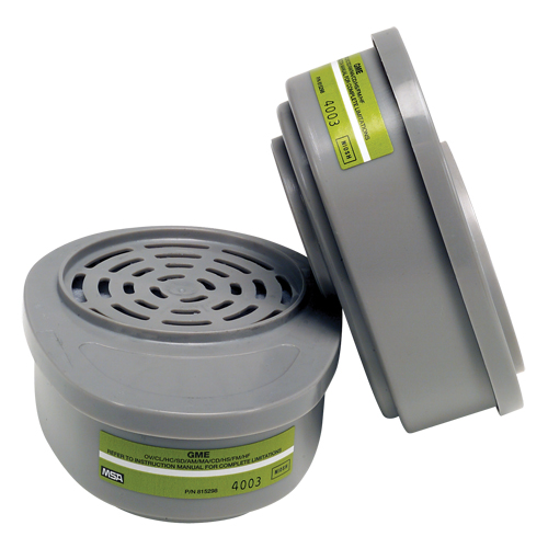Cartouches pour respirateurs Advantage, Cartouche gaz/vapeur, Gaz multiples/Vapeur organique EastCoast Offshore Supplies