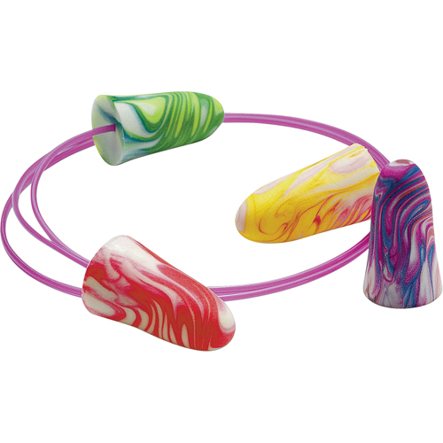 Bouchons d'oreilles en mousse SparkPlugs, Vrac - Boîte, Avec cordon EastCoast Offshore Supplies
