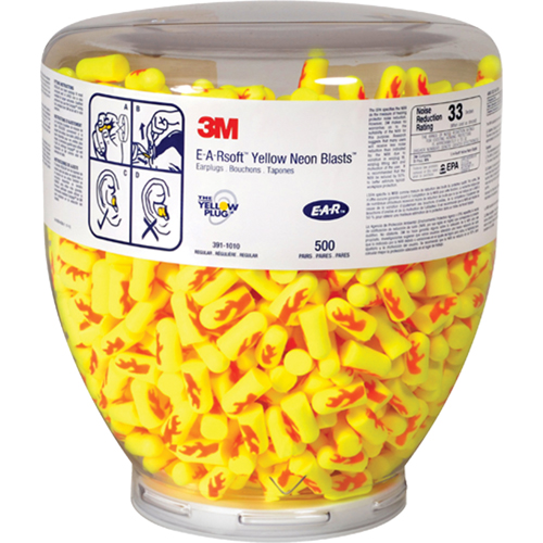 E-A-Rsoft Yellow Neons Earplugs, Bulk - Canister EastCoast Offshore Supplies