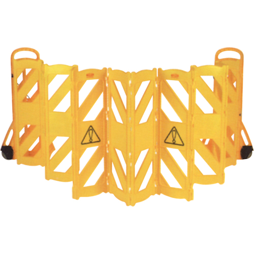 Barri&egrave;res mobiles portatives, 13' lo, Plastique, Jaune EastCoast Offshore Supplies