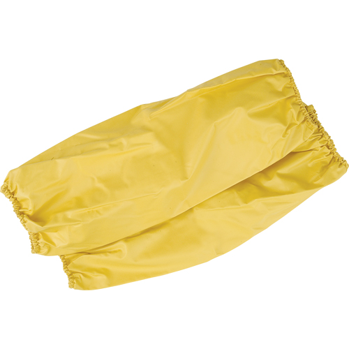Disposable Sleeves with Elastic Cuffs, 18" long, Polyester/PVC, Yellow EastCoast Offshore Supplies