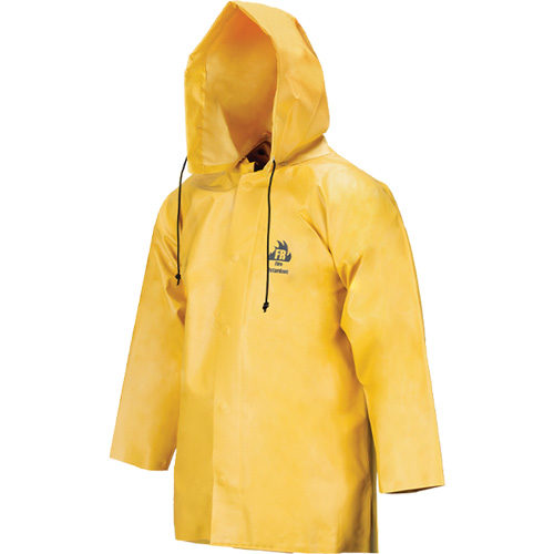 Neo-Slick Chemical & Acid Resistant Rain Jacket, 2X-Large, Yellow, Neoprene EastCoast Offshore Supplies