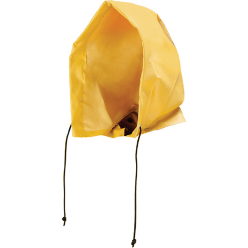 Neo-Slick Chemical & Acid Resistant Rain Hood, One Size, Yellow, PVC EastCoast Offshore Supplies