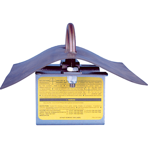 Permanent Roof Anchor, Roof, Permanent Use EastCoast Offshore Supplies
