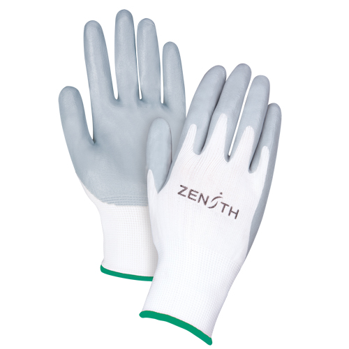 Gants l&eacute;gers enduits et respirants, 8/Moyen, R&ecirc;vetement Mousse de nitrile, Calibre 13, Enveloppe en Polyester EastCoast Offshore Supplies