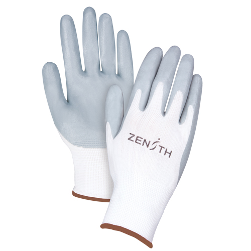 Gants l&eacute;gers enduits et respirants, 9/Grand, R&ecirc;vetement Mousse de nitrile, Calibre 13, Enveloppe en Polyester EastCoast Offshore Supplies