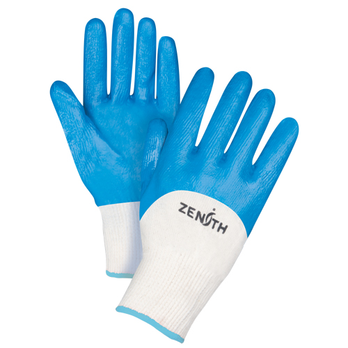 Gants enduits et tricot&eacute;s sans coutures de poids moyen, 10/T-Grand, R&ecirc;vetement Nitrile, Calibre 13, Enveloppe en Coton EastCoast Offshore Supplies