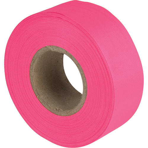 Rubans pour signalisation, 1,1875" la x 150' lo, Rose fluorescent EastCoast Offshore Supplies