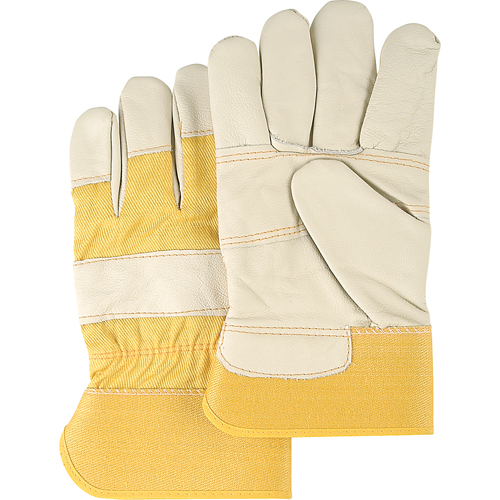 Furniture Leather Gloves, Large, Grain Cowhide Palm, Cotton Inner Lining EastCoast Offshore Supplies