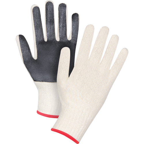 Gants en tricot &agrave; paume enduite, Poly/coton, Un c&ocirc;t&eacute;, Calibre 7, Petit EastCoast Offshore Supplies