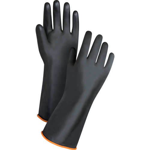 Gants de poids lourd pour la manipulation de produits chimiques, Taille Grand/9, 14" lo, Latex de caoutchouc, 30 mils EastCoast Offshore Supplies