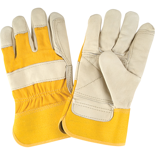 Gants d'ajusteur de premi&egrave;re qualit&eacute;, Grand, Paume en Cuir fleur de vache, Doublure en Coton EastCoast Offshore Supplies