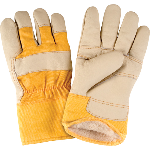Gants d'ajusteur doubl&eacute;s pour l'hiver d'usage standard, T-Grand, Paume en Cuir fleur de vache, Doublure en Boa EastCoast Offshore Supplies