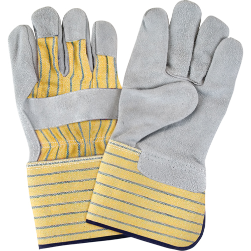 Gants d'ajusteur de premi&egrave;re qualit&eacute;, Grand, Paume en Cuir de vache refendu, Doublure en Coton EastCoast Offshore Supplies