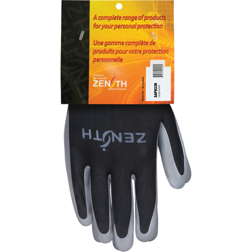 Gants enduits confortables de premi&egrave;re qualit&eacute;, 9/Grand, R&ecirc;vetement Nitrile, Calibre 13, Enveloppe en Polyester EastCoast Offshore Supplies