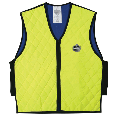 Chill-Its&reg; 6665 Wet Evaporative Cooling Vests, Medium, High Visibility Lime-Yellow EastCoast Offshore Supplies