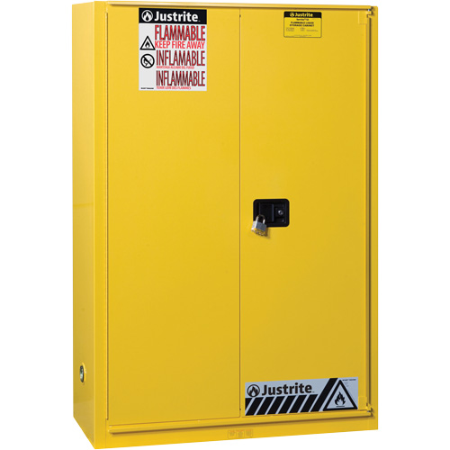 Armoires Sure-Grip EX pour produits inflammables, 45 gal., 1 Porte(s), 43" La x 65" h x 18" p EastCoast Offshore Supplies