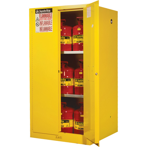 Armoires Sure-Grip EX pour produits inflammables, 60 gal., 2 Porte(s), 34" La x 65" h x 34" p EastCoast Offshore Supplies