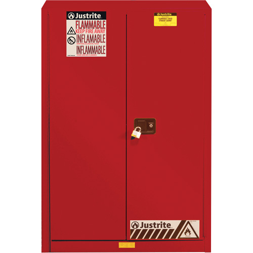 Armoire de s&eacute;curit&eacute; pour la peinture et les encres combustibles EX Sure-Grip, 60 gal., 5 tablettes EastCoast Offshore Supplies