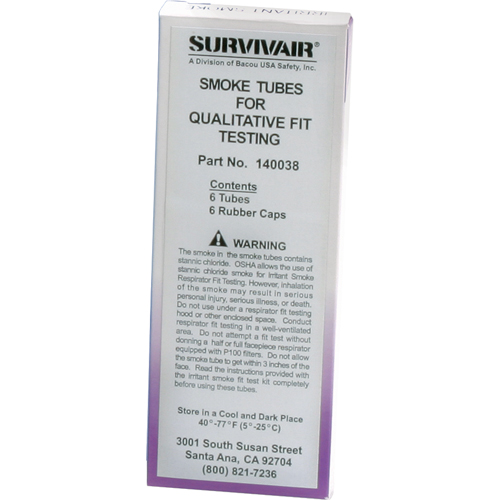 Trousses dd'essai d'ajustement - Tubes de rechange, Qualitatif, Solution Fum&eacute;e EastCoast Offshore Supplies