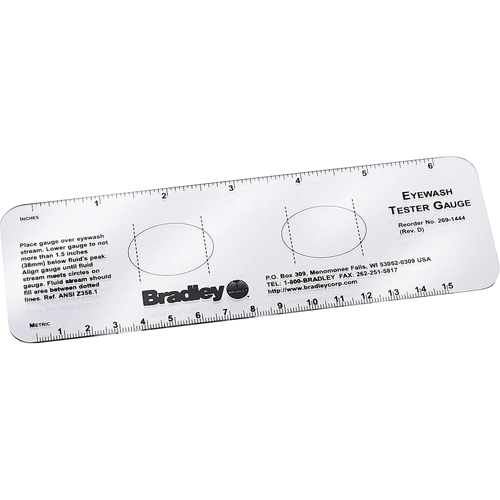 Manom&egrave;tres d'essai pour douche oculaire EastCoast Offshore Supplies