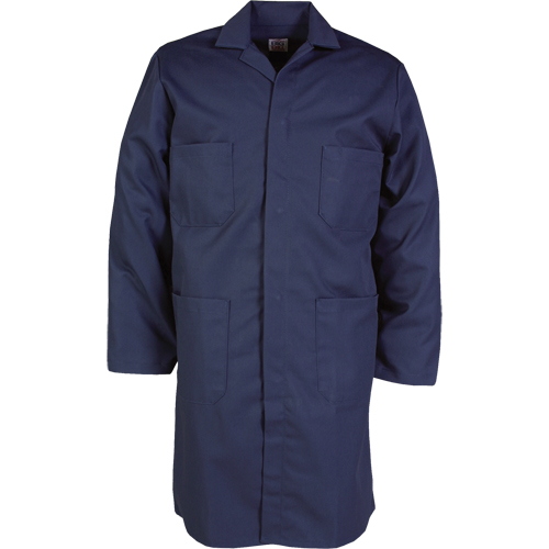 Lab Coat, Poly-Cotton, 46, Navy Blue EastCoast Offshore Supplies