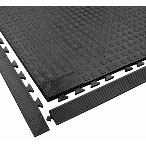 Rejuvenator Connect No. 502 Matting, Polyurethane, 3' W x 3' L, 5/8" Thick, Black EastCoast Offshore Supplies
