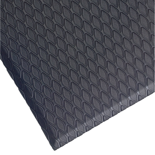 Tapis Cushion Max, Losange, 3-3/4' x 5-3/4' x 5/8", Charbon, Nitrile/PVC EastCoast Offshore Supplies