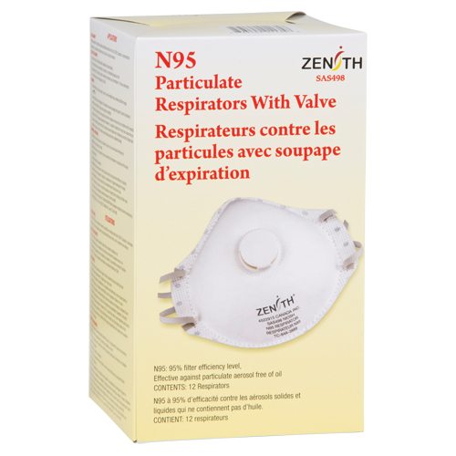 Respirateur contre les particules, N95, Certifi&eacute; NIOSH, Moyen/grand EastCoast Offshore Supplies