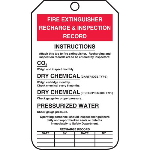 &eacute;tiquettes de s&eacute;curit&eacute; d'inspection et de contr&ocirc;le de l'&eacute;tat de l'&eacute;quipement, Plastique, 3-3/8" la x 5-7/8" h, Anglais EastCoast Offshore Supplies