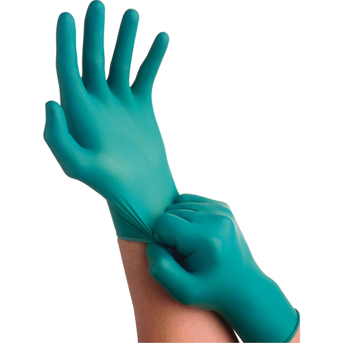 TouchNTuff&reg; 92-600 Gloves, Small, Nitrile, 5-mil, Powder-Free, Green EastCoast Offshore Supplies