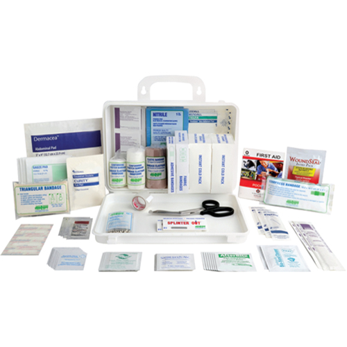 Trousses de premiers soins pour les sports, Dispositif m&eacute;dical Classe 1, Boîte en plastique EastCoast Offshore Supplies