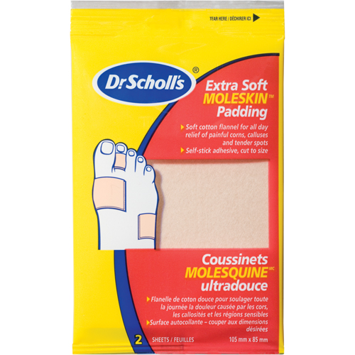 Tampons Moleskin Plus de Dr Scholl's EastCoast Offshore Supplies