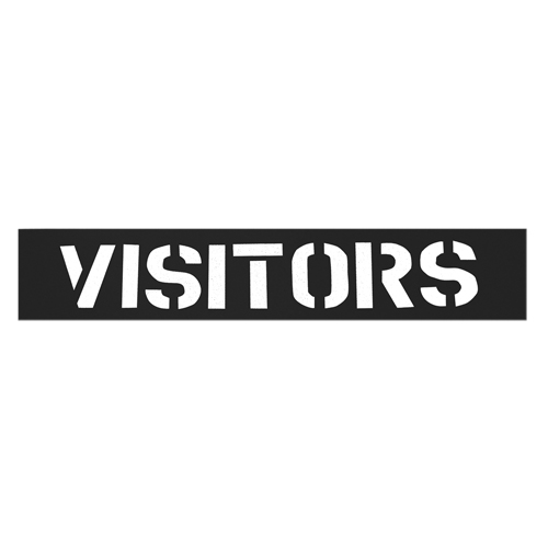 Parking Lot Stencils, English, 12" EastCoast Offshore Supplies