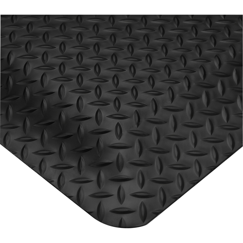 Tapis Smart No 497, Losange, 2' x 3' x 5/8", Noir, PVC EastCoast Offshore Supplies