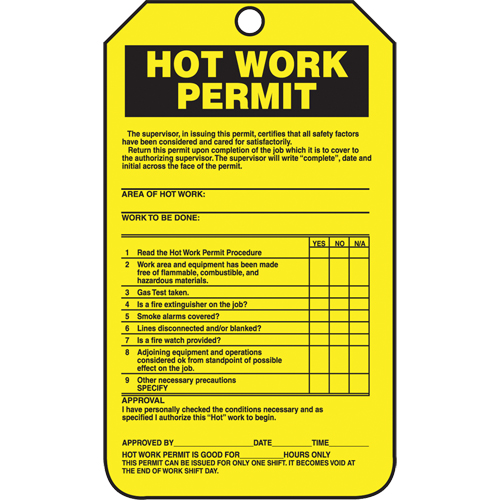 &eacute;tiquettes de s&eacute;curit&eacute; d'inspection et de contr&ocirc;le de l'&eacute;tat de l'&eacute;quipement, Papier cartonn&eacute;, 3-1/8" la x 5-7/8" h, Anglais EastCoast Offshore Supplies