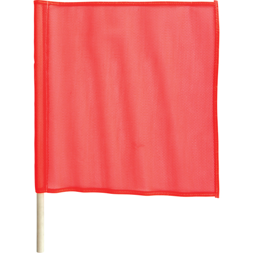 Traffic Safety Flags, Mesh, With Handle EastCoast Offshore Supplies